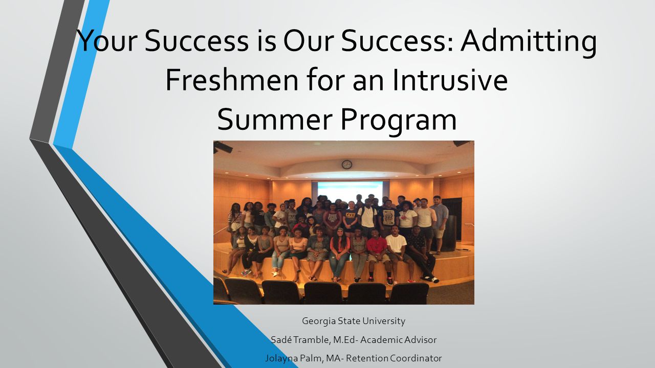 Your Success is Our Success: Admitting Freshmen for an Intrusive Summer Program