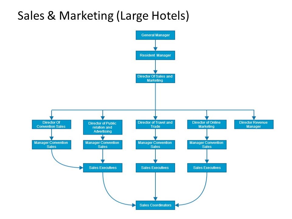 Hotel And Restaurant Management Organizational Chart