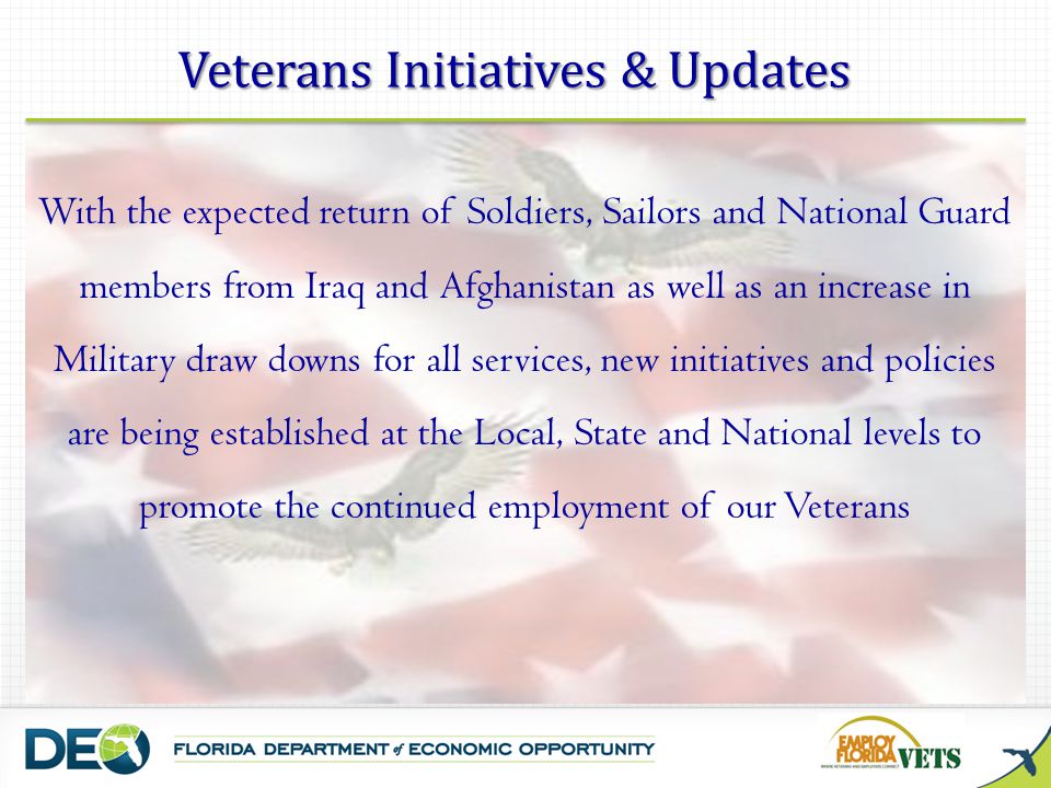 Veterans Initiatives & Updates