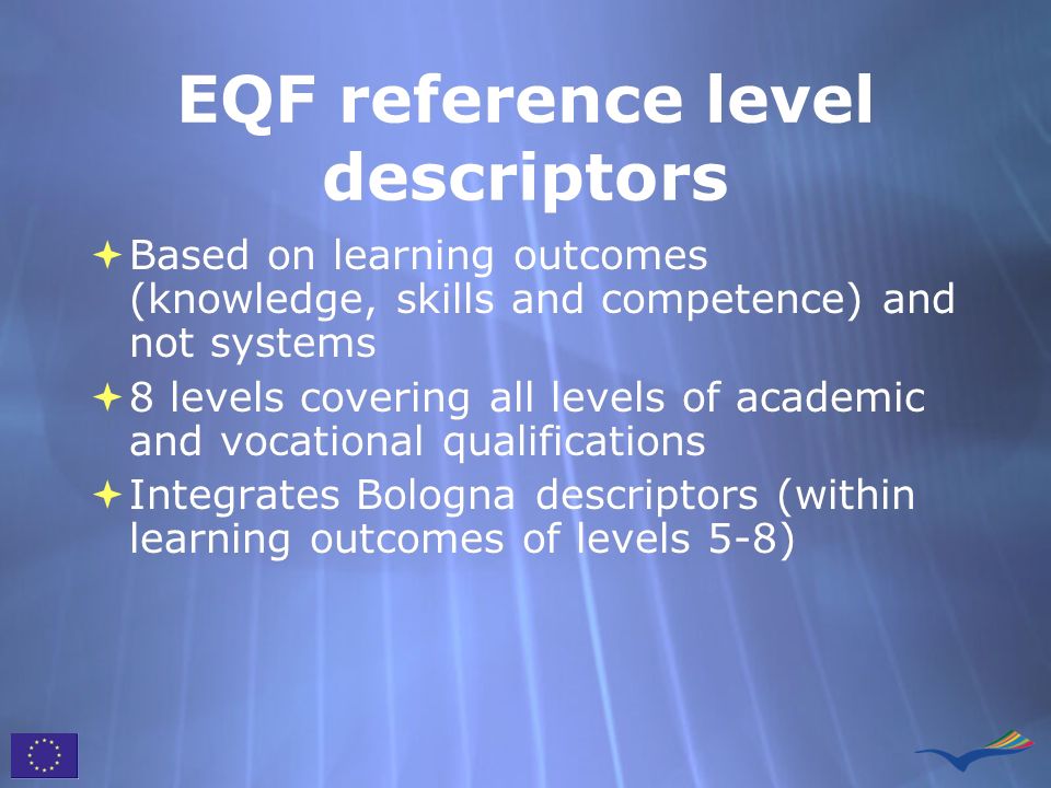 EQF reference level descriptors