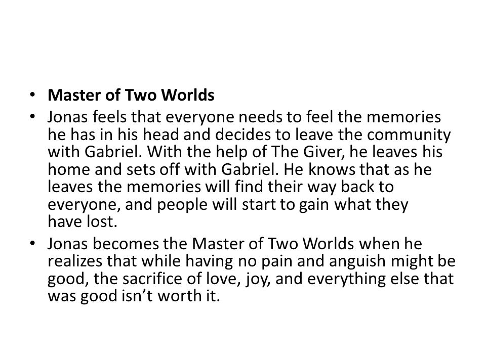 Master of Two Worlds