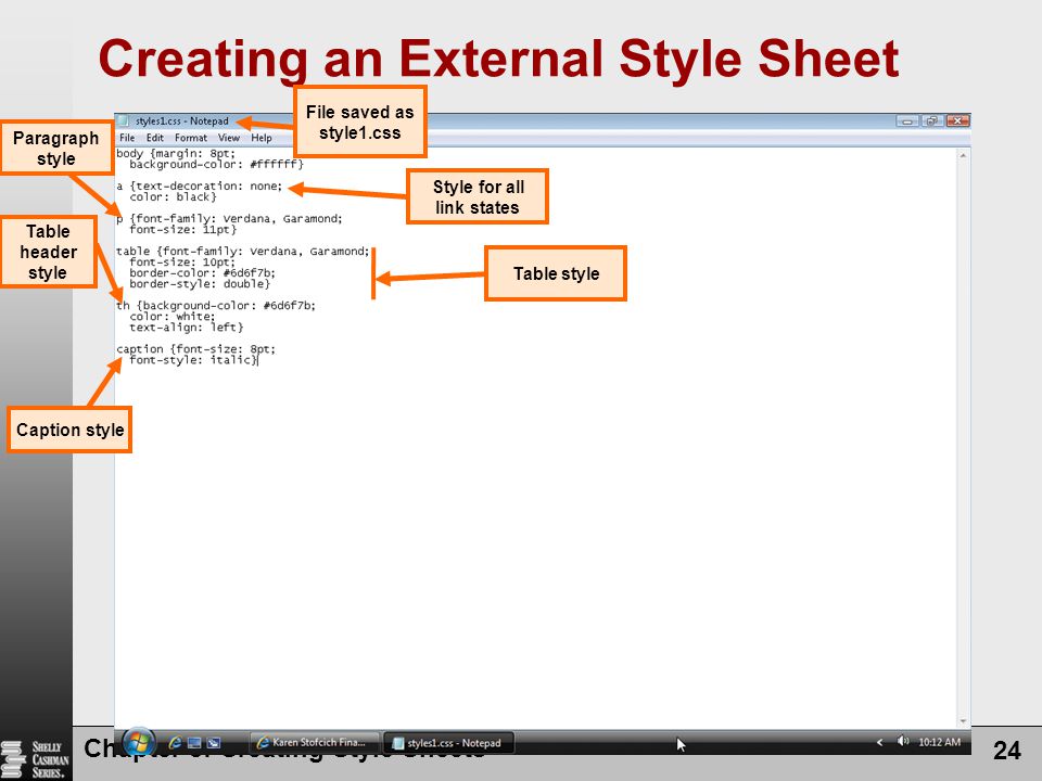 Chapter 8 Creating Style Sheets Ppt Video Online Download