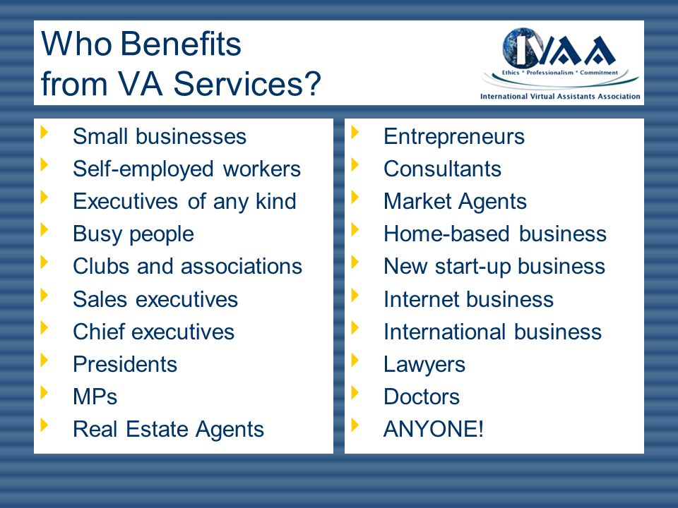 Who Benefits from VA Services
