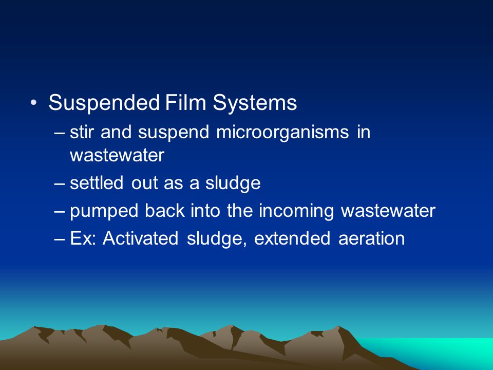 Suspended Film Systems