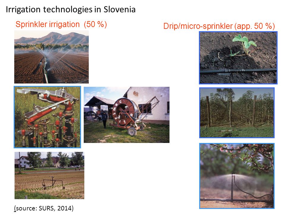 Irrigation technologies in Slovenia