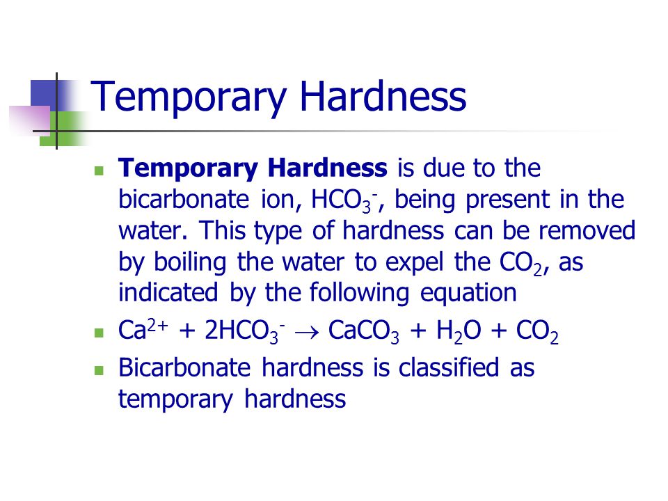 Water hardness definition