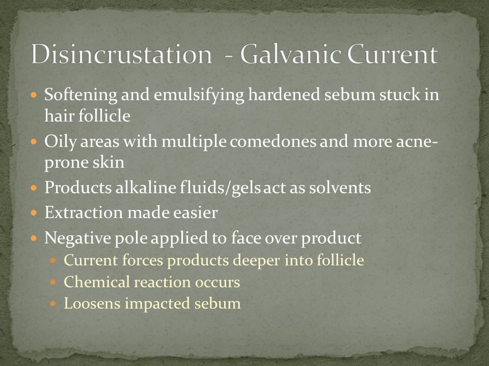Disincrustation - Galvanic Current