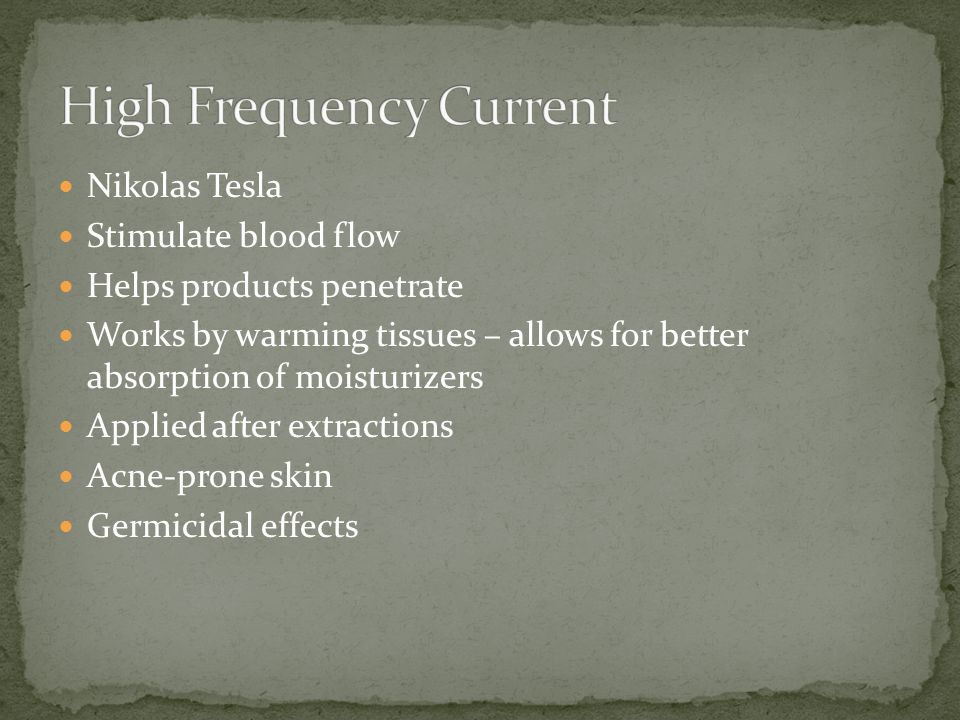 High Frequency Current