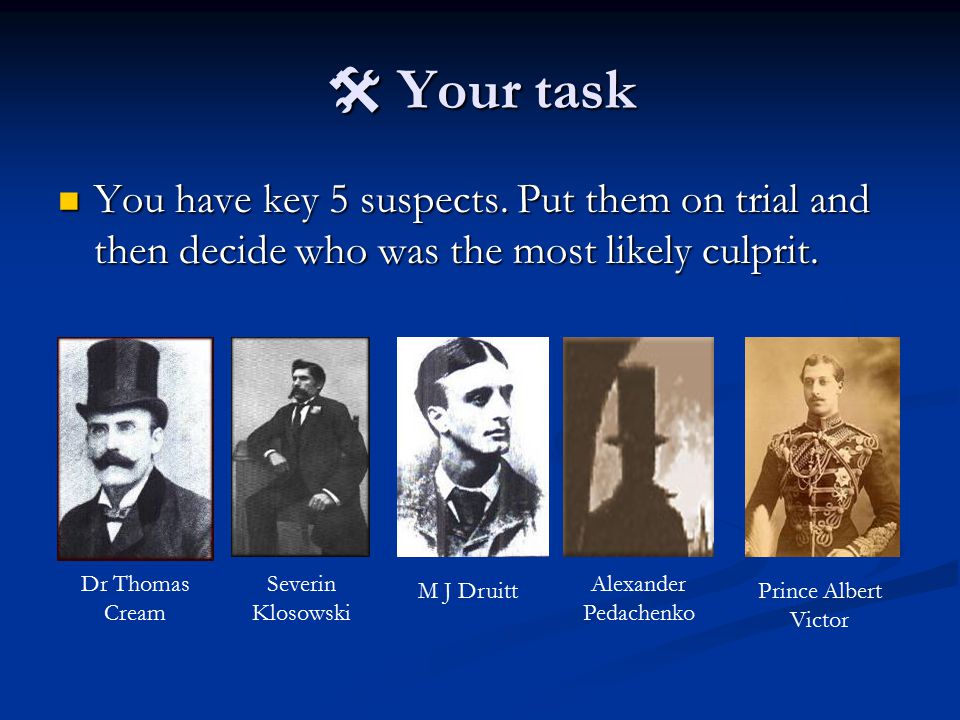 starter activity Why are we so fascinated by 'Jack the Ripper'.   Extension. What can we learn about law and order in Victorian Britain from  his crimes? - ppt video online download
