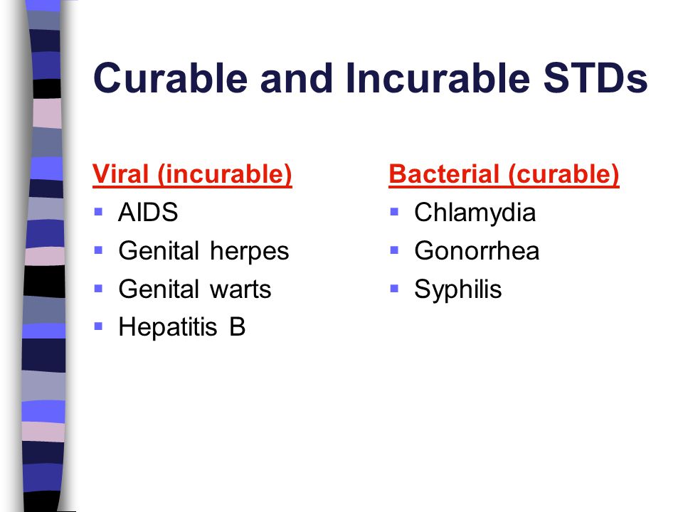 Curable and Incurable STDs