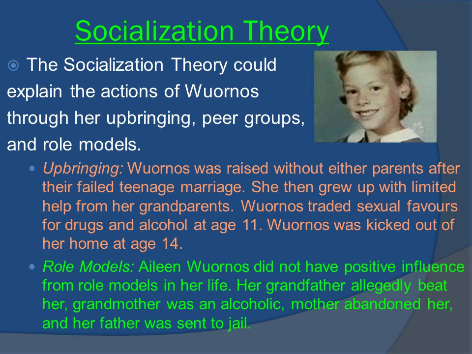 Socialization Theory The Socialization Theory could
