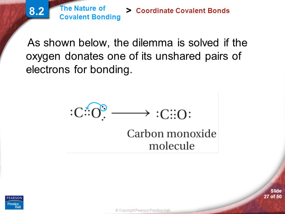 Coordinate Covalent Bonds