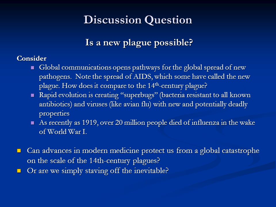 Plague, Cold, And The Limits Of Disaster In The Fourteenth Century ...