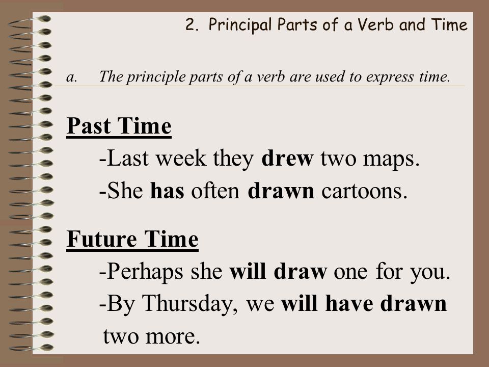 2. Principal Parts of a Verb and Time