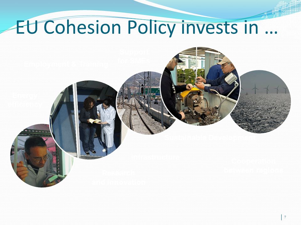 EU Cohesion Policy invests in …