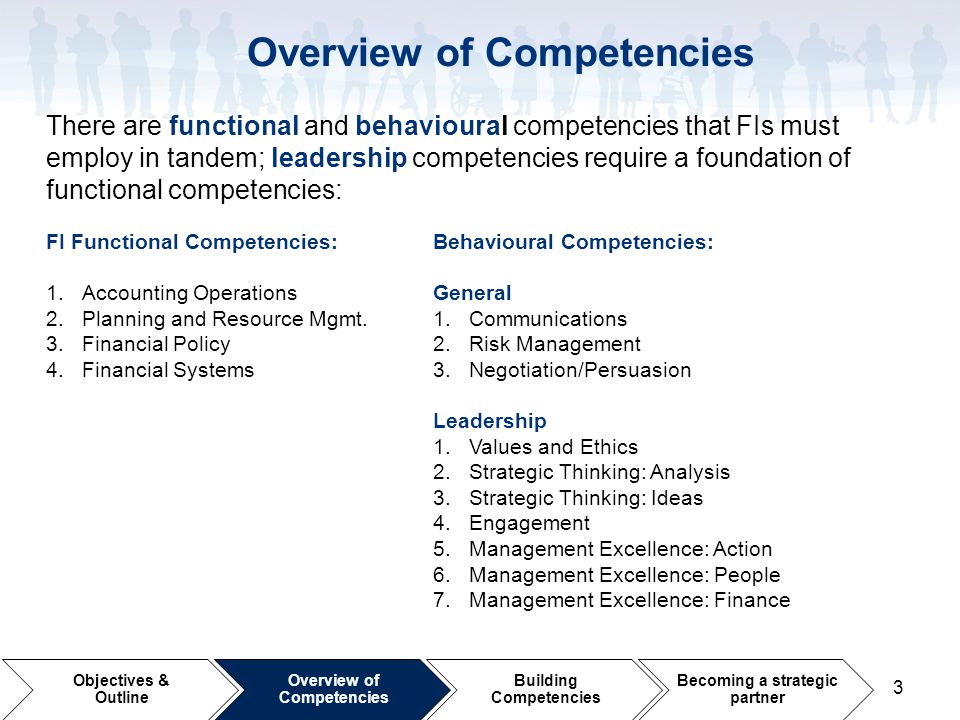 Overview of Competencies