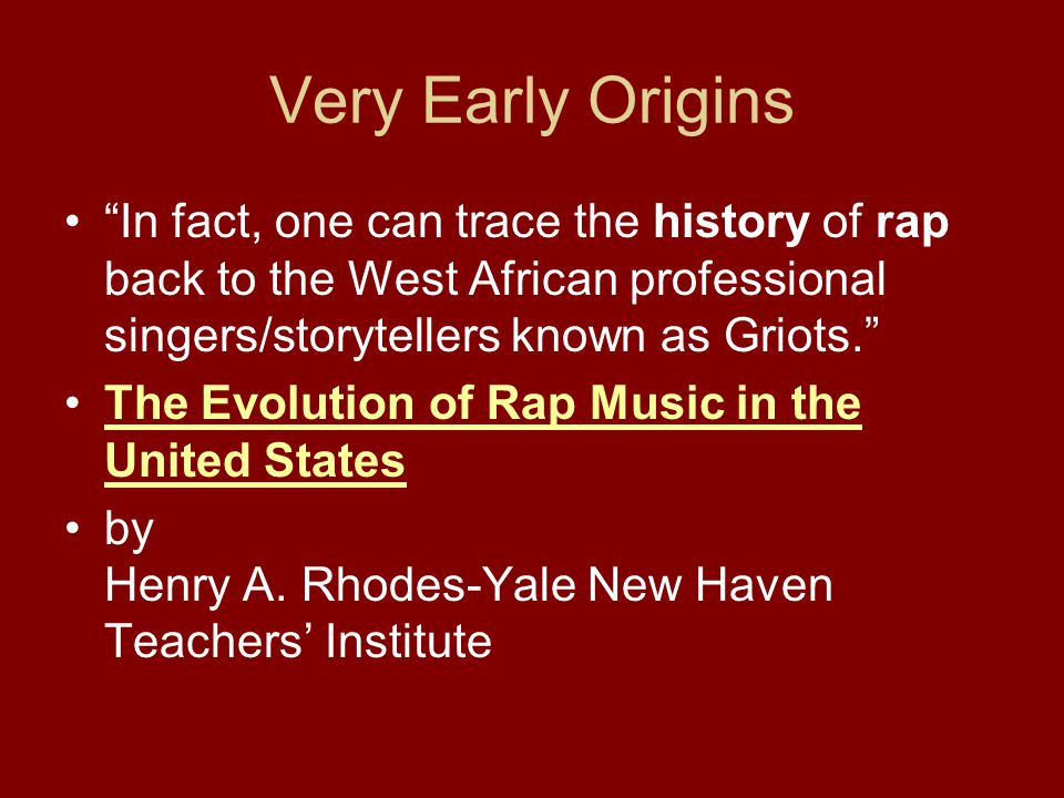 Historical Background Of Rap Ppt Video Online Download
