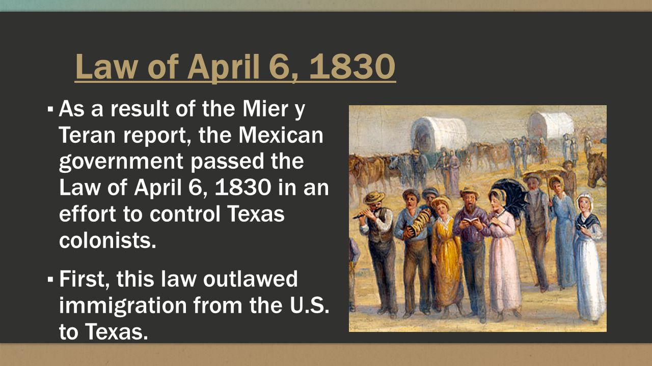 Law Of April 6 1830 slidesharetrick