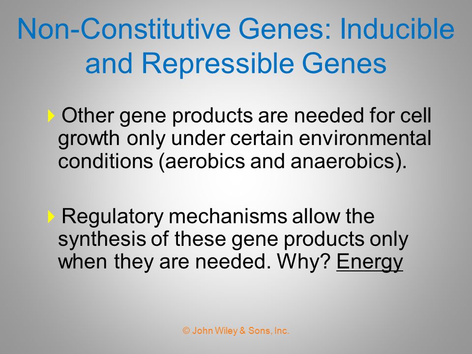 repressible genes