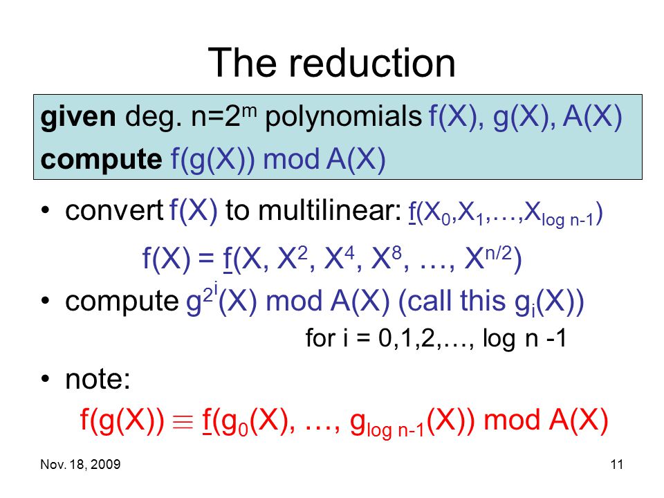 Fast Polynomial Factorization And Modular Composition Ppt Video Online Download