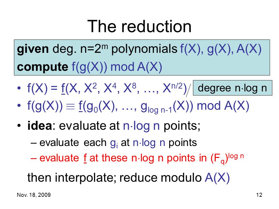 Fast Polynomial Factorization And Modular Composition Ppt Video Online Download