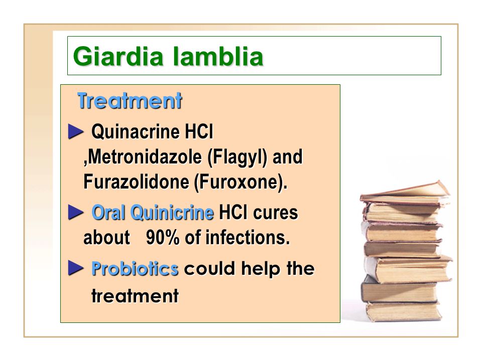 giardia bacteria treatment