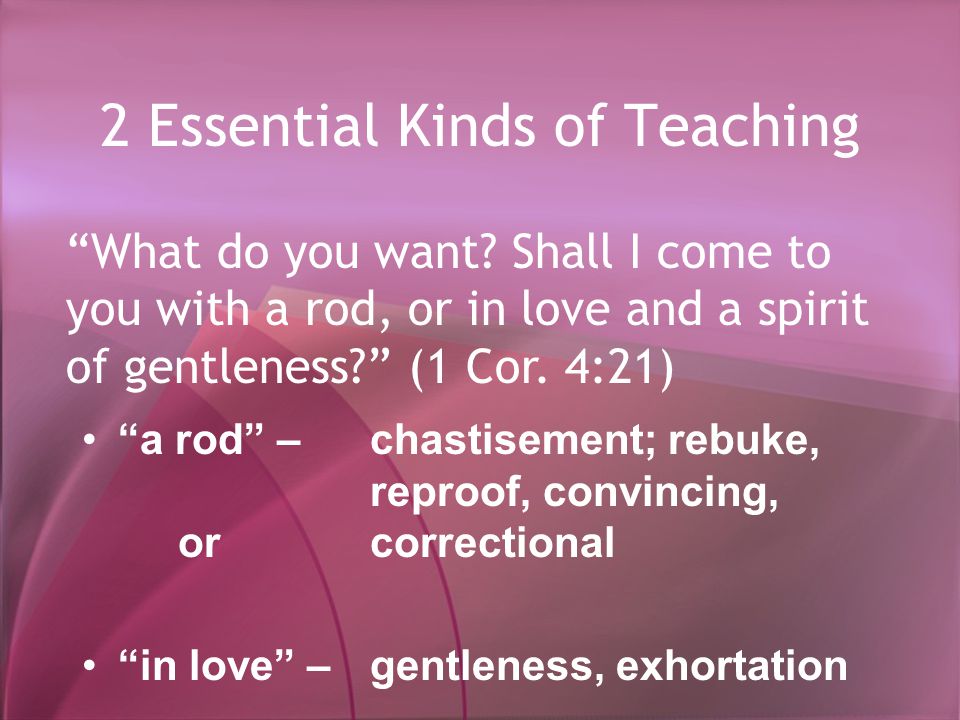 2 Essential Kinds of Teaching