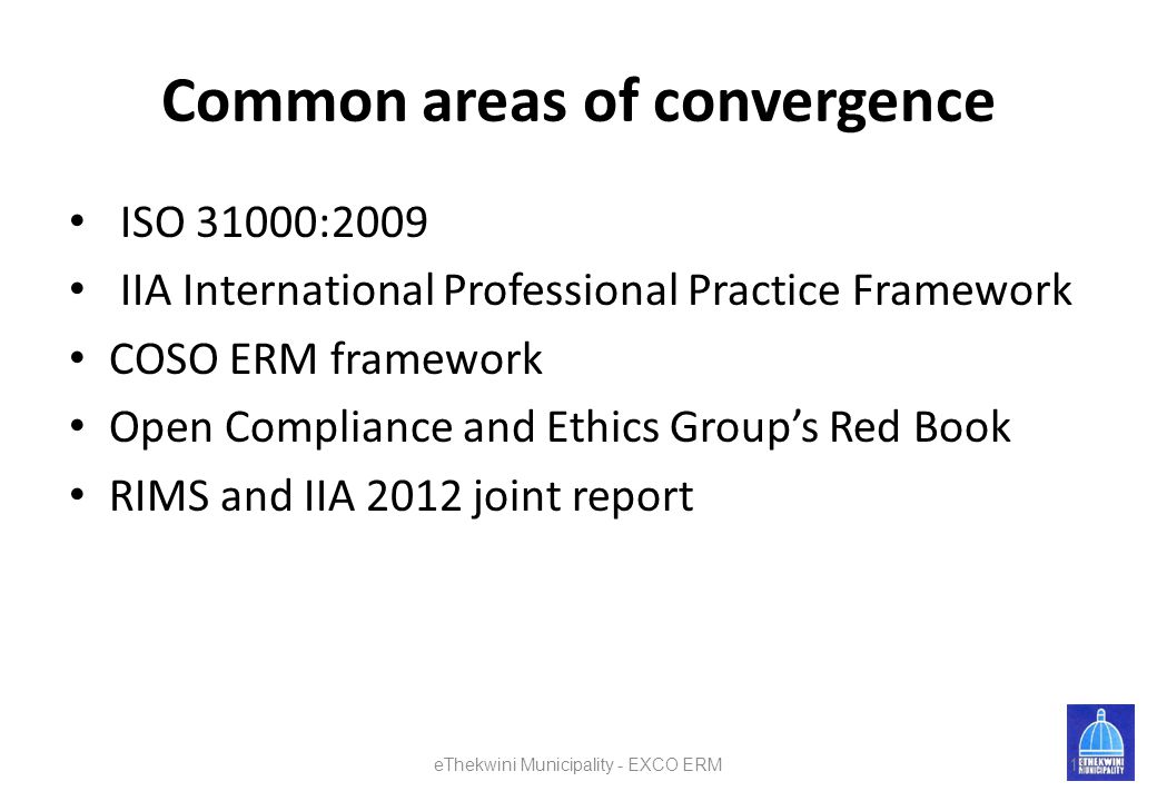 Common areas of convergence