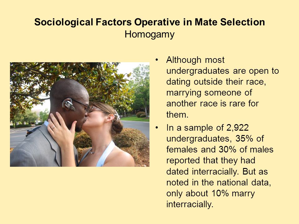 Dating and mate selection sociology