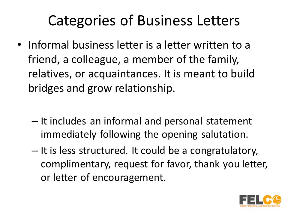 Lesson 2 Business Letters Parts And Formats Ppt Download