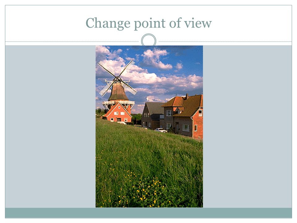 Change point of view