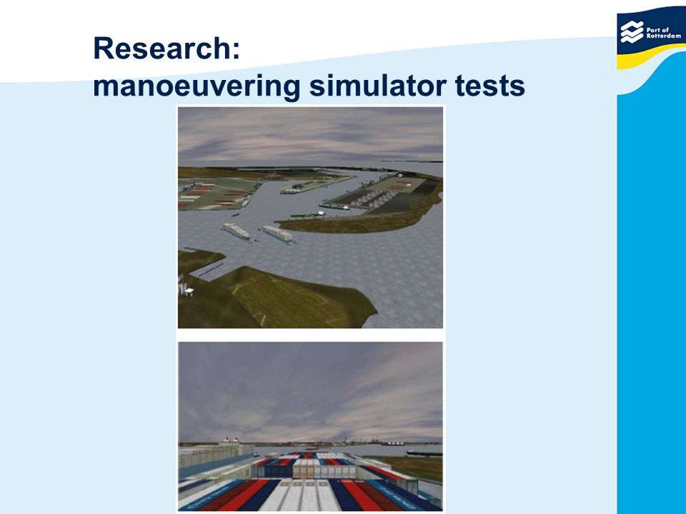 Research: manoeuvering simulator tests