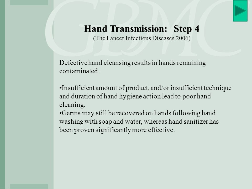 Hand Transmission: Step 4