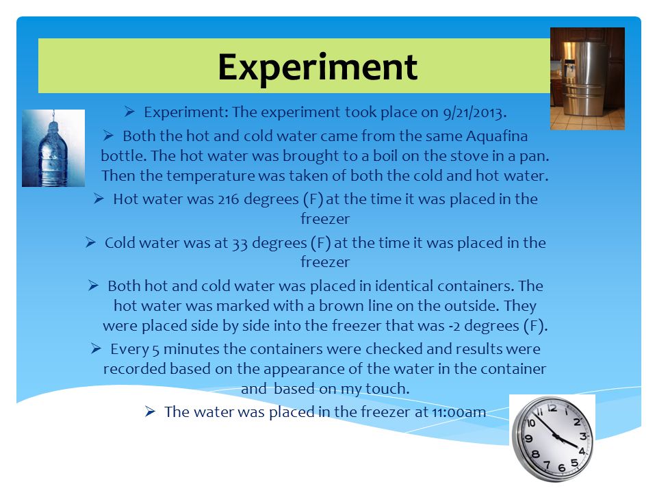 Why Hot Water Can Freeze Faster Than Cold Water
