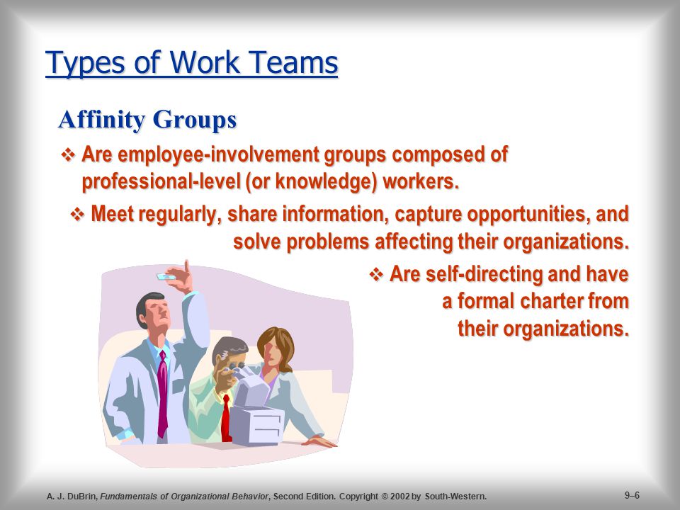 Types of Work Teams Affinity Groups