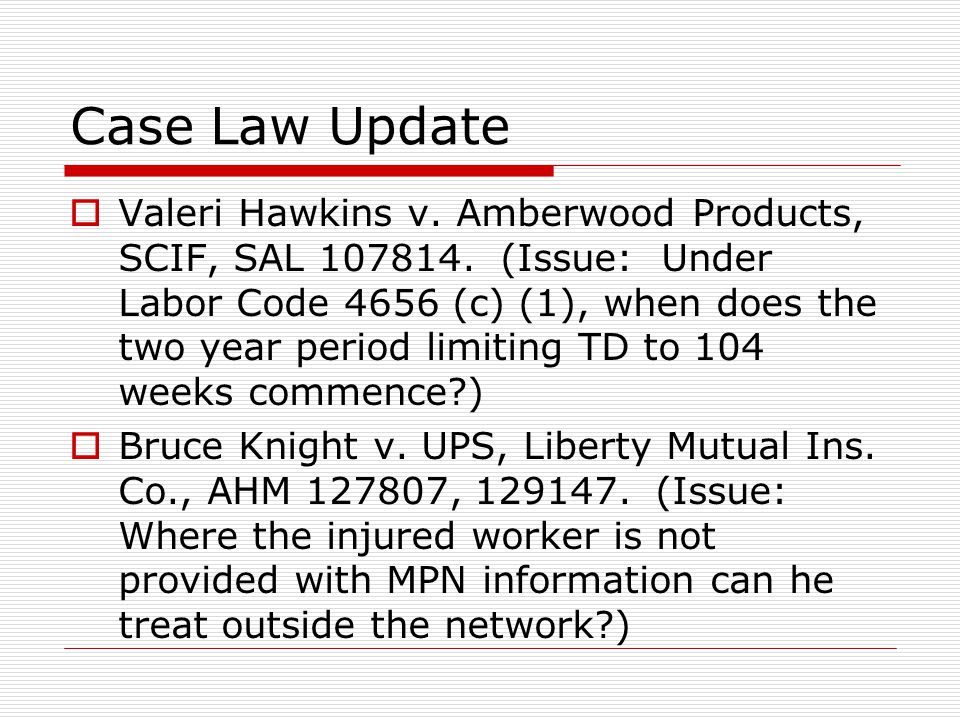 Workers Compensation Update Ppt Download