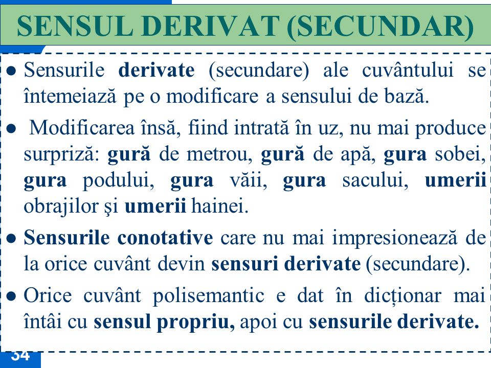 NOŢIUNI DE SEMANTICĂ STUDIEREA ŞI APROFUNDAREA - ppt download