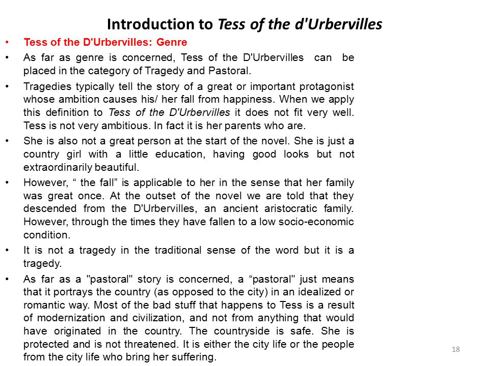 major themes in tess of the d urbervilles