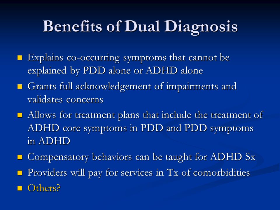 Benefits of Dual Diagnosis