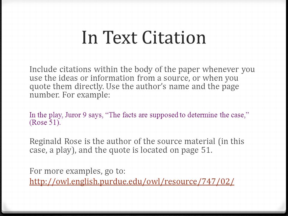 how to properly cite sources within a paper