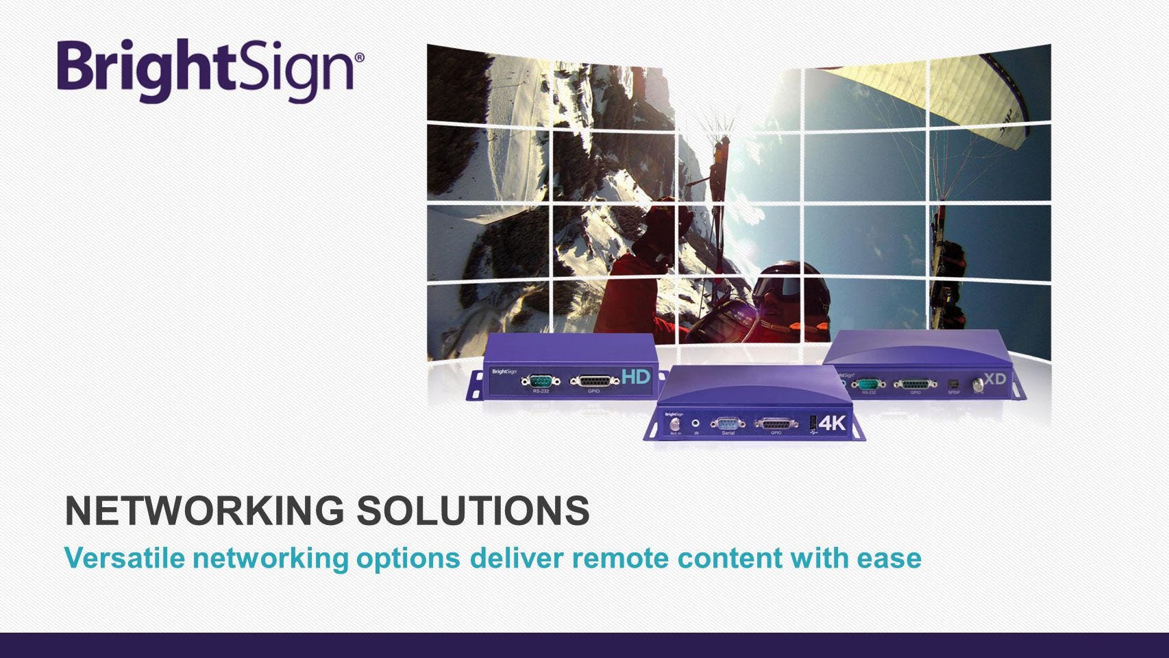 Versatile networking options deliver remote content with ease