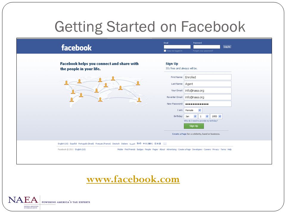 Getting Started on Facebook