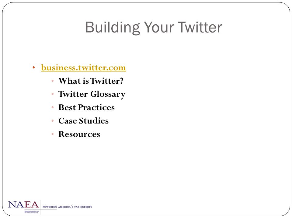 Building Your Twitter business.twitter.com What is Twitter