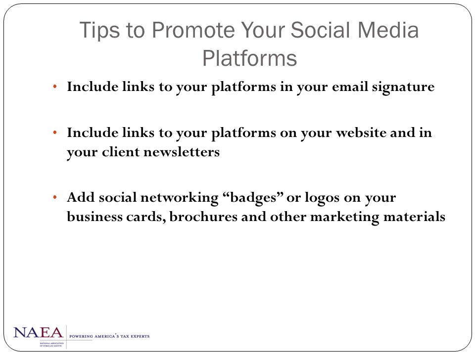 Tips to Promote Your Social Media Platforms