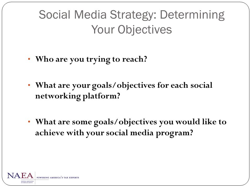 Social Media Strategy: Determining Your Objectives