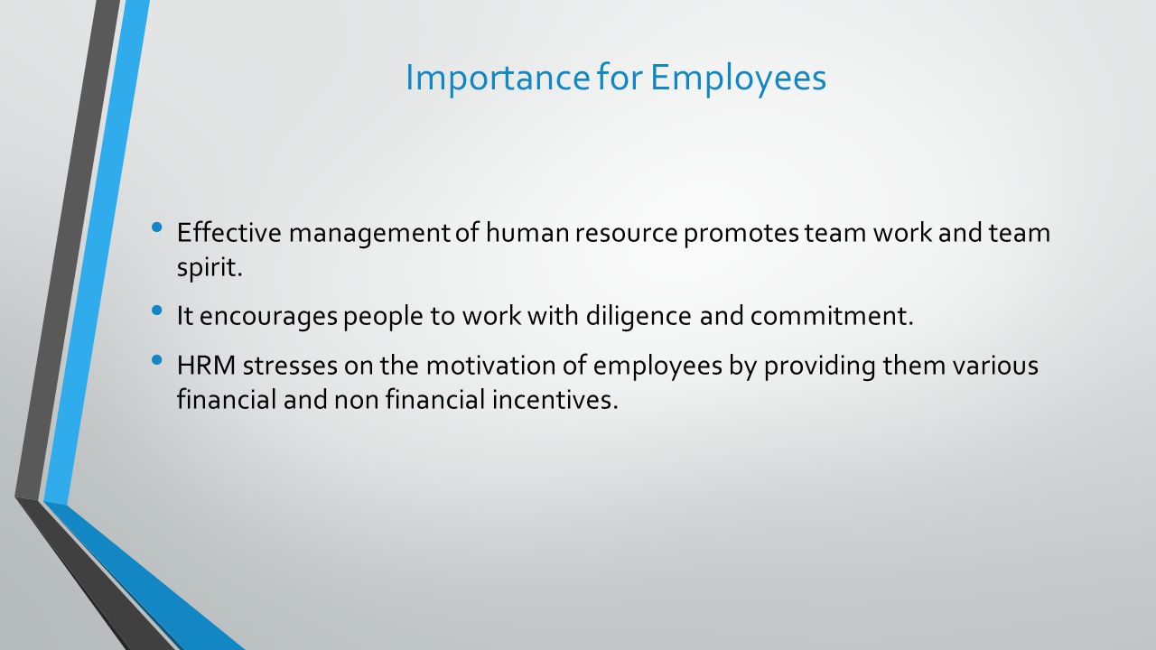 Importance for Employees