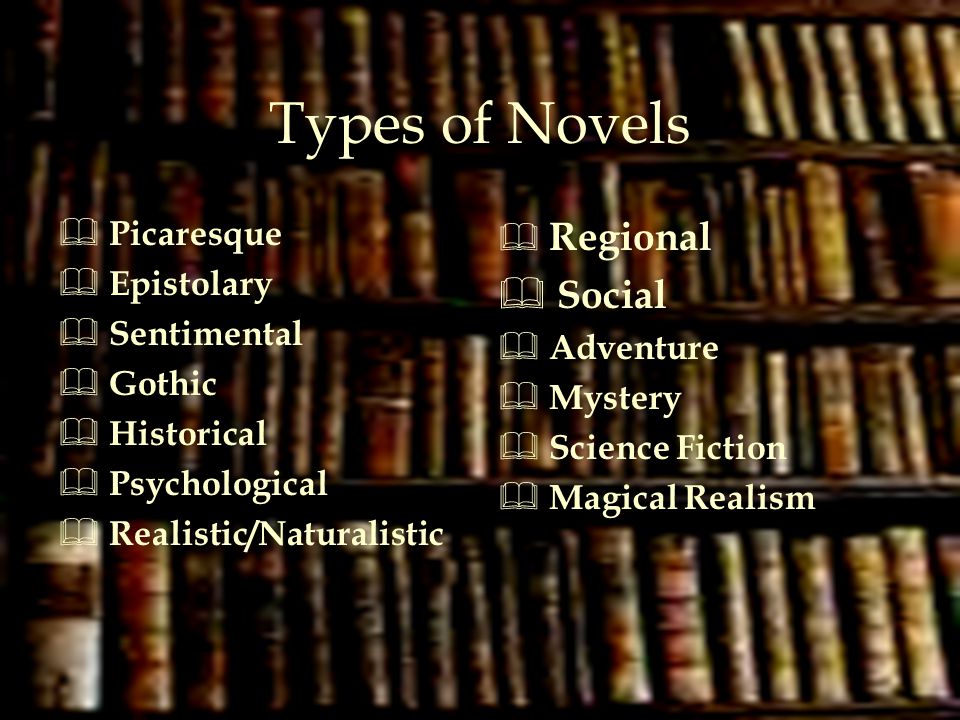 A BRIEF HISTORY OF THE NOVEL - ppt video online download