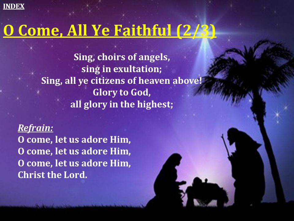 Christmas Songs Angels we Have Heard on High Away in a Manger