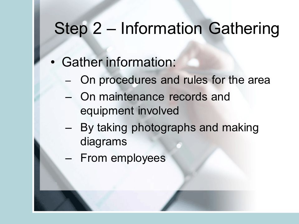 Step 2 – Information Gathering