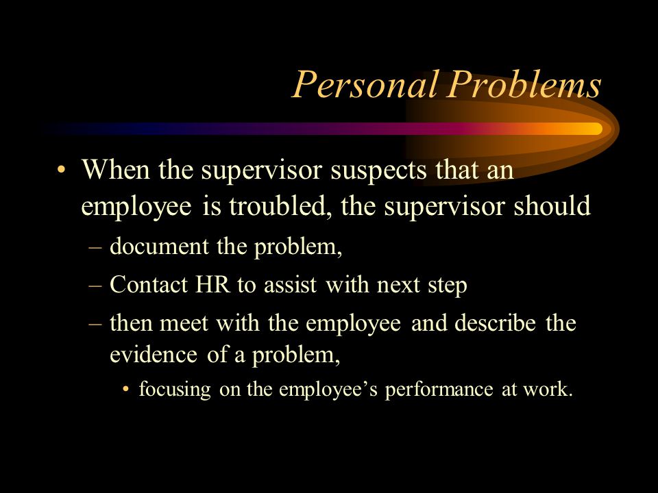 How To Deal With Problem Employees - Ppt Video Online Download